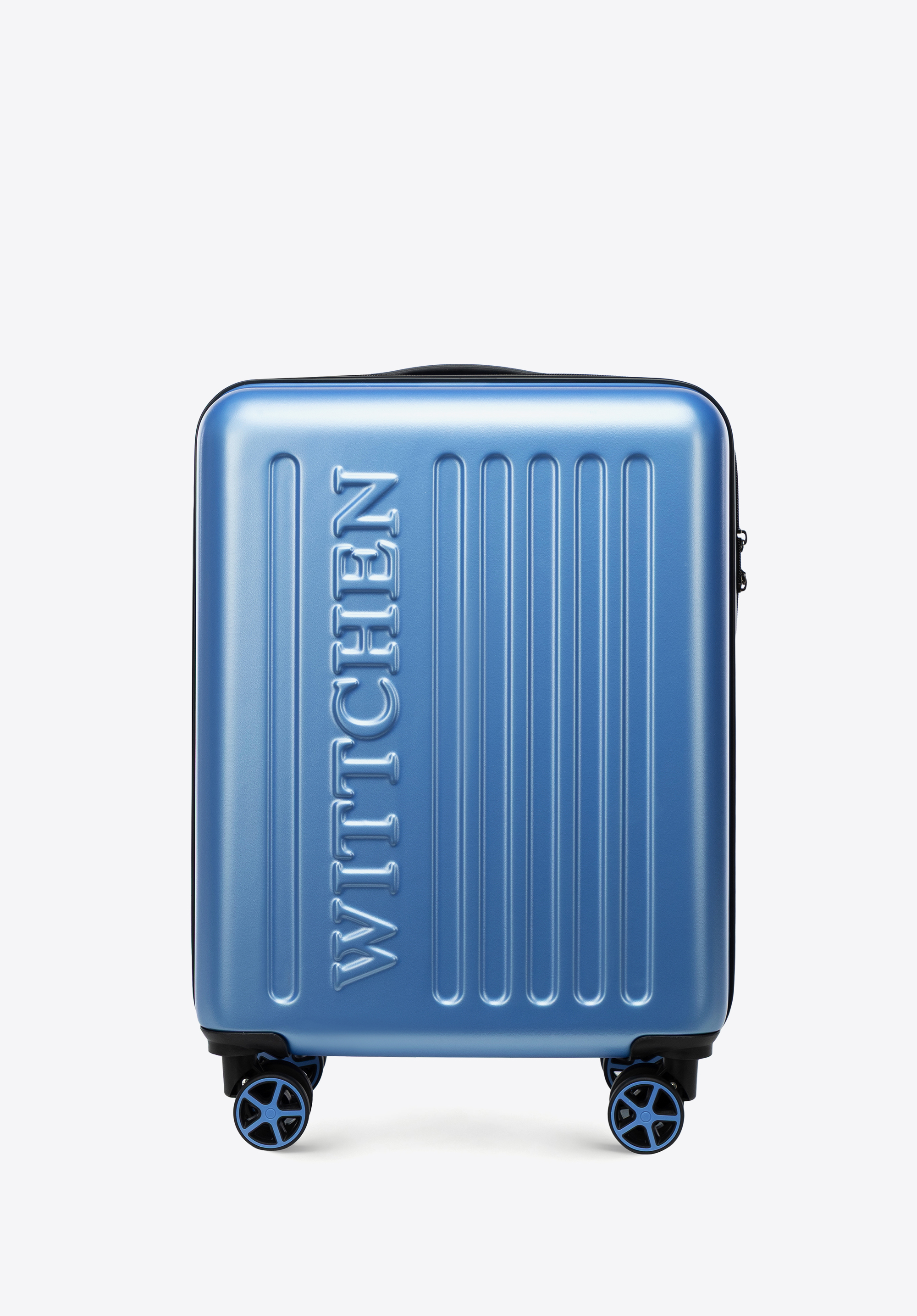 ABS-Kabinenkoffer mit geprägtem Logo, blau, 56-3A-501-77, Bild 1