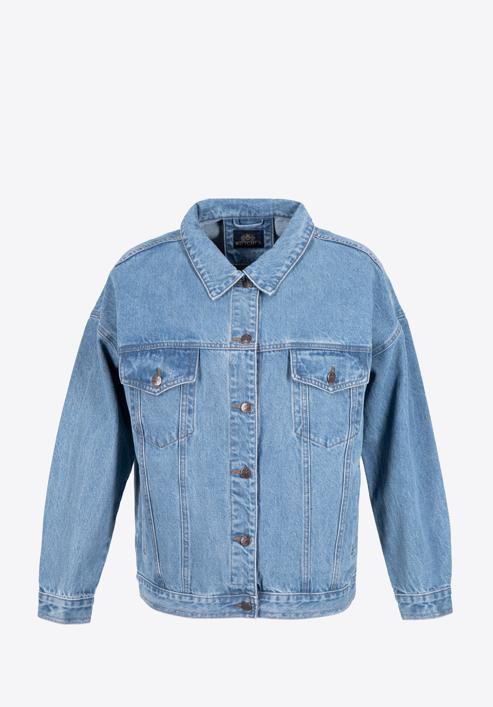 Damenjacke aus Denim Oversize, blau, 98-9X-900-7-L/XL, Bild 20