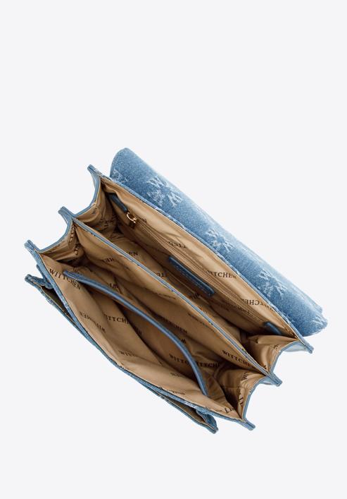 Damska listonoszka dżinsowa mit Monogramm mala, blau, 97-4Y-211-7, Bild 5
