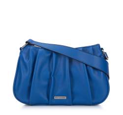 gefaltete Damentasche aus Kunstleder | WITTCHEN| 95-4Y-758, blau, 95-4Y-758-N, Bild 1