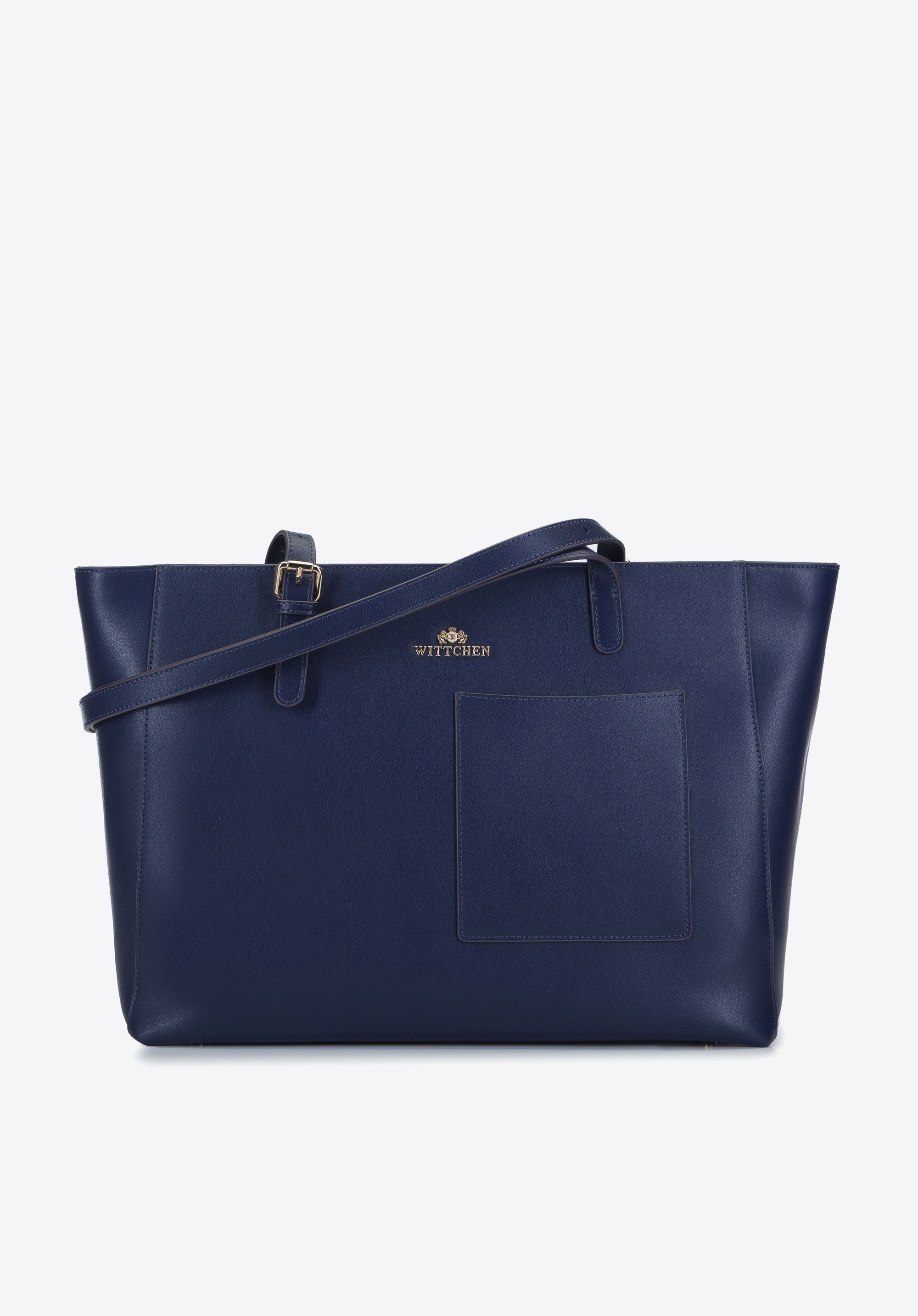 Große Shopper-Tasche aus Leder