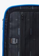 Einfarbiger Kofferset aus Polycarbonat, blau, 56-3P-57K-95, Bild 10