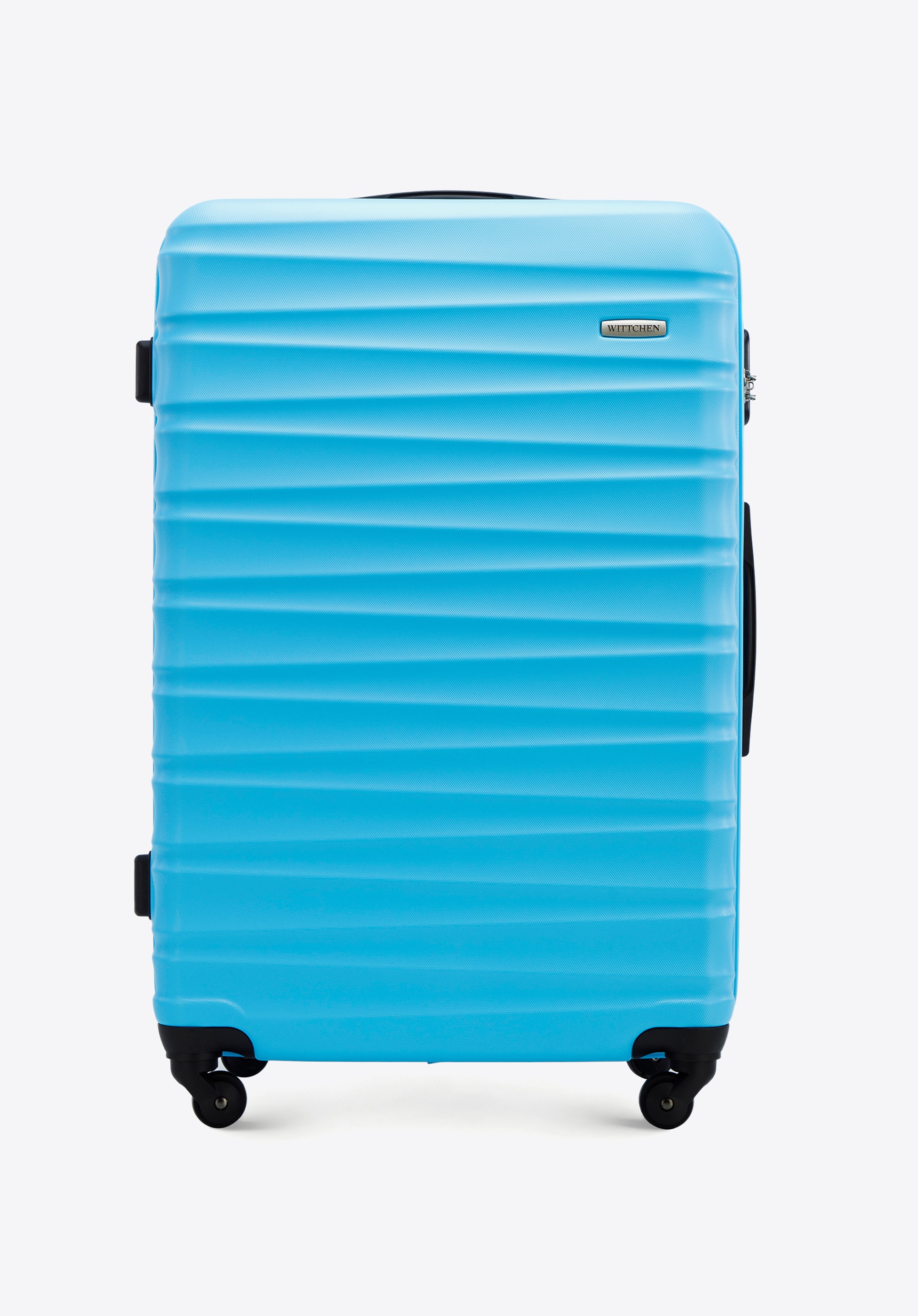 Großer Koffer aus ABS-Material, blau, 56-3A-313-70, Bild 1