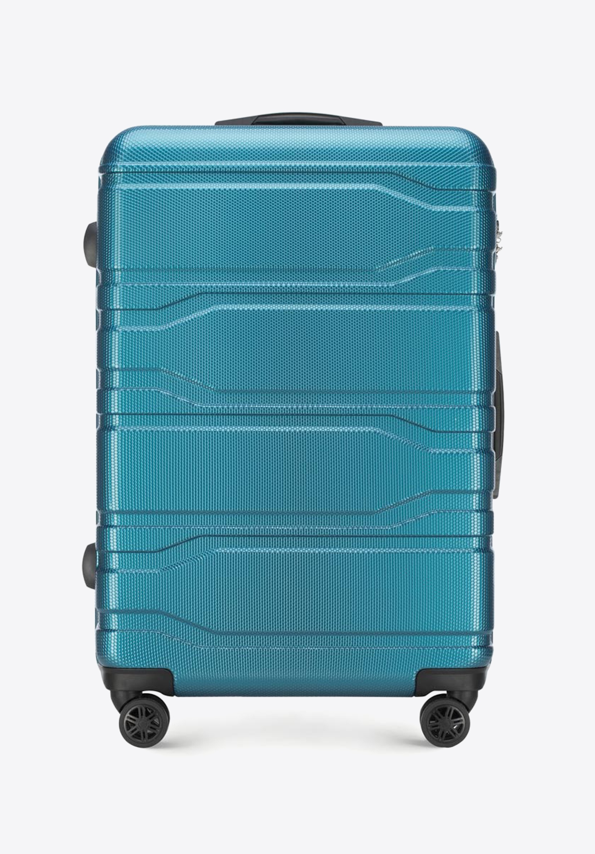 Großer Rollenkoffer aus Polycarbonat, blau, 56-3P-983-96, Bild 1