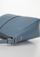 Handtasche für Frauen mit Nieten, blau, 98-4Y-603-1, Bild 4