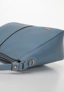 Handtasche für Frauen mit Nieten, blau, 98-4Y-603-1, Bild 4