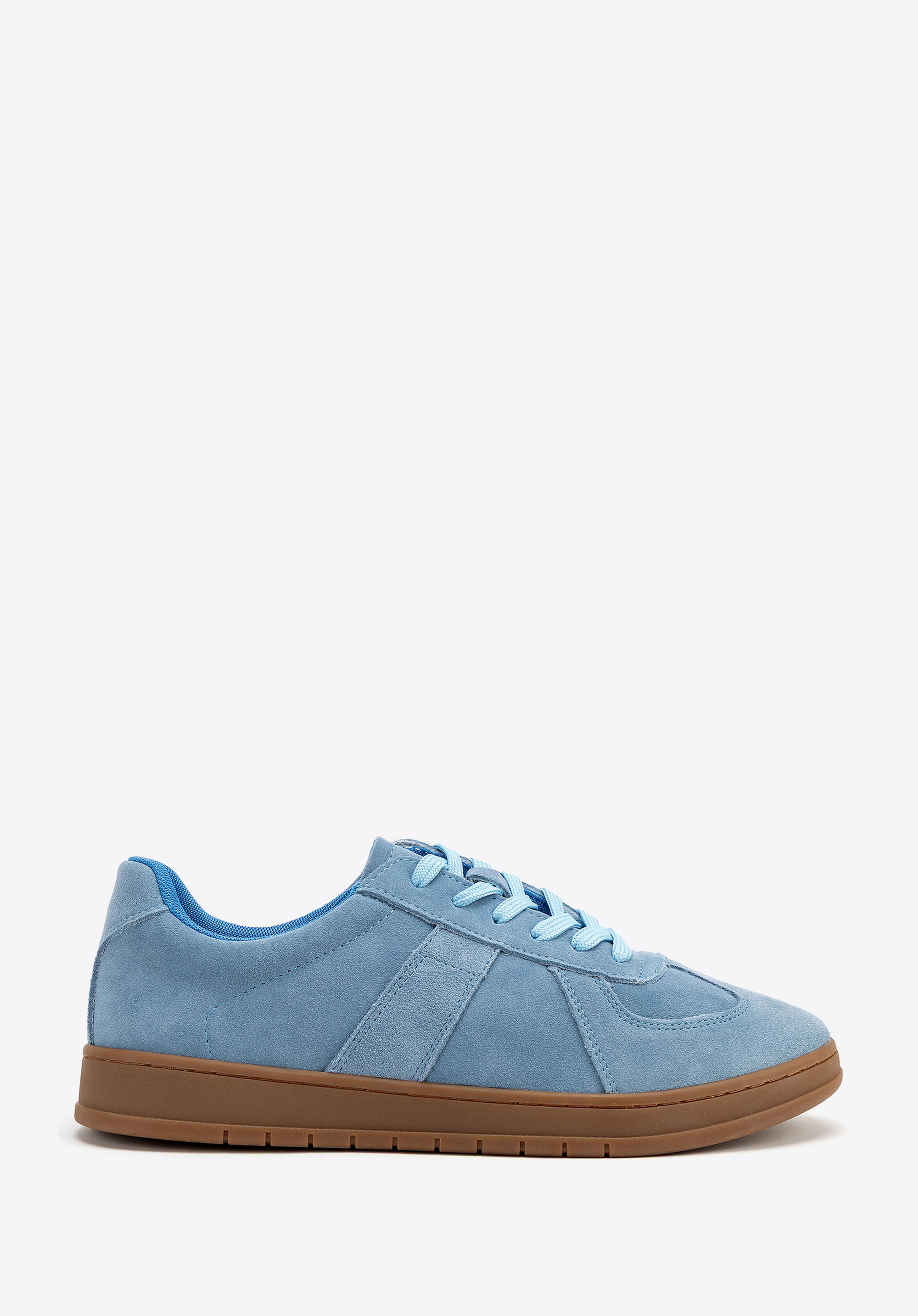 Herren-Sneaker aus Wildleder, blau, 100-M-500-7-42, Bild 1