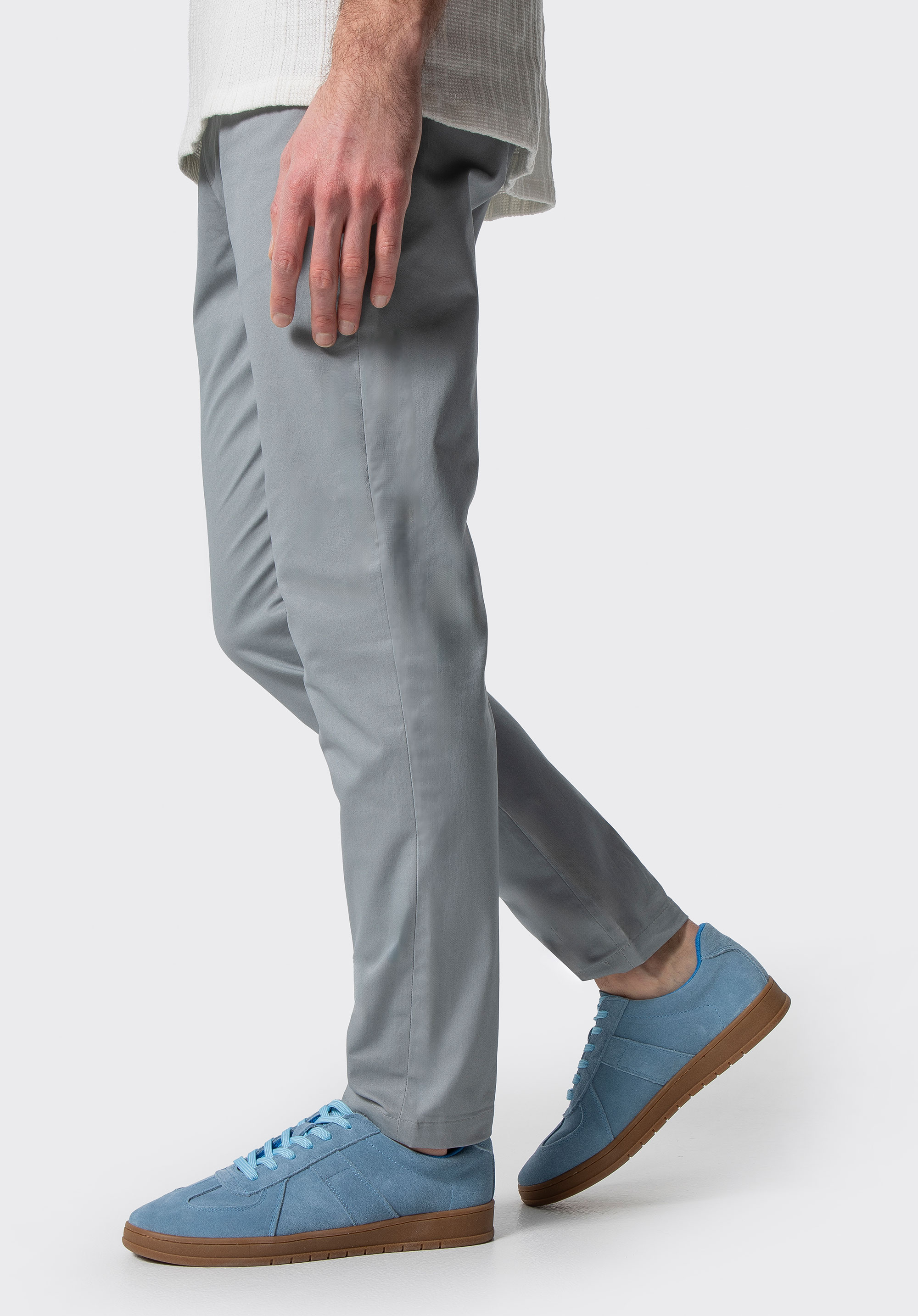 Herren-Sneaker aus Wildleder, blau, 100-M-500-7-45, Bild 1