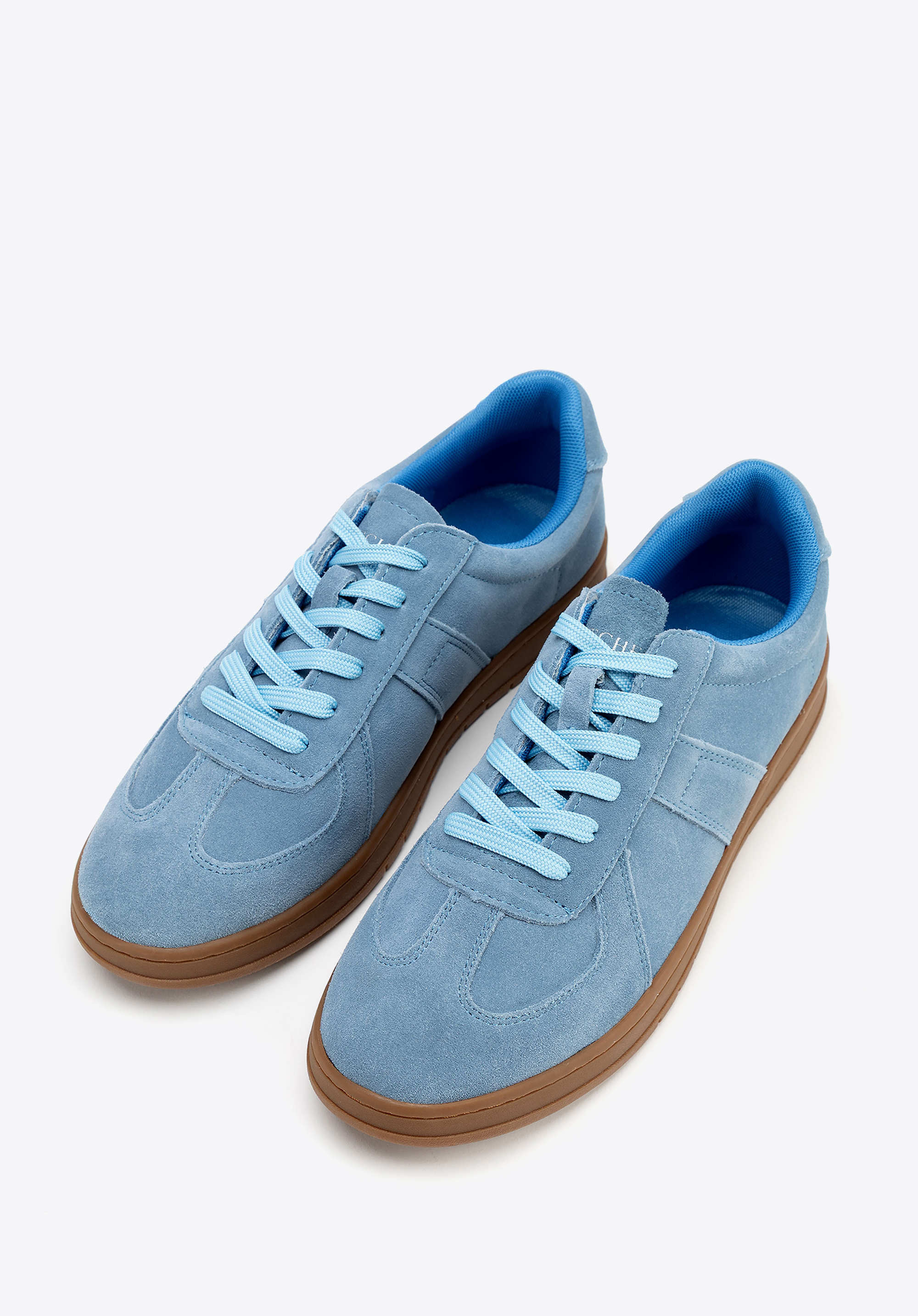 Herren-Sneaker aus Wildleder, blau, 100-M-500-7-42, Bild 1