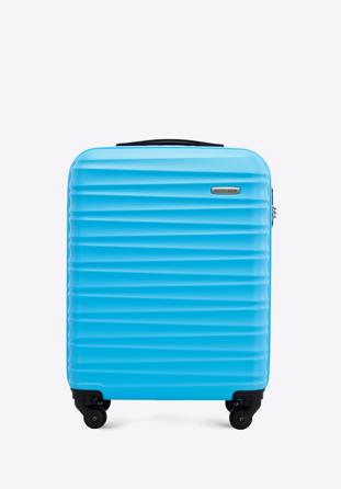 Kleiner Koffer aus ABS-Material, blau, 56-3A-311-70, Bild 1