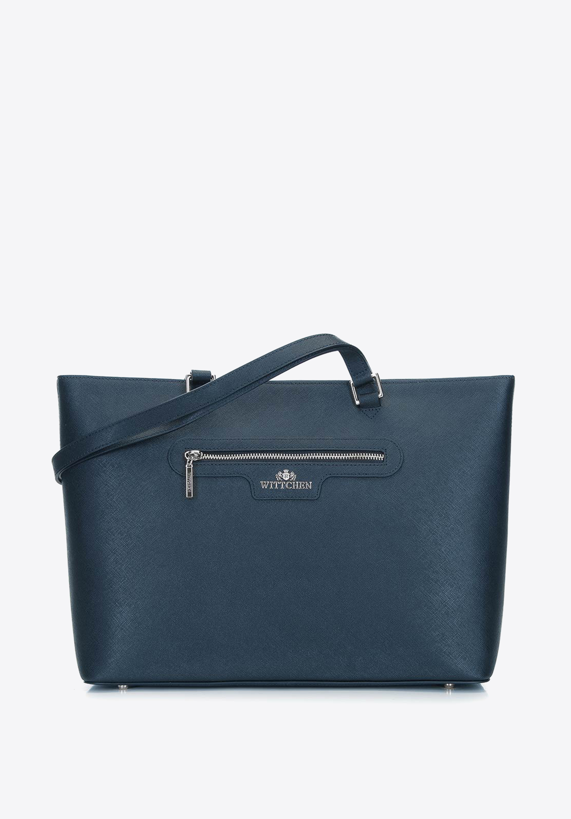 KLASSISCHE SHOPPER-TASCHE AUS LEDER