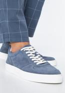 Klassische Sneakers für Herren aus Wildleder, blau, 96-M-710-N-43, Bild 15