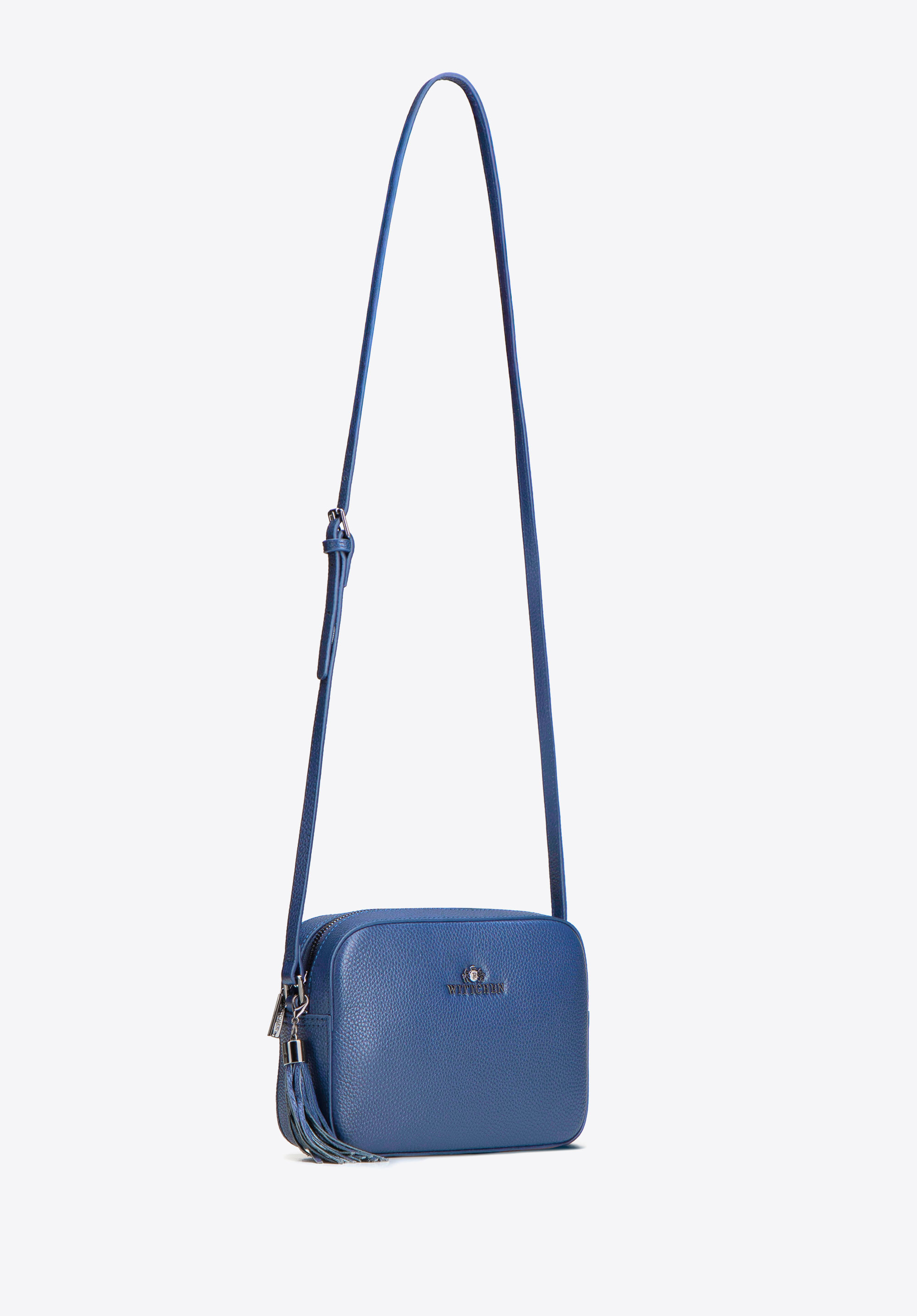 Brieftasche aus Leder für Damen, blau, 29-4E-014-N, Bild 1