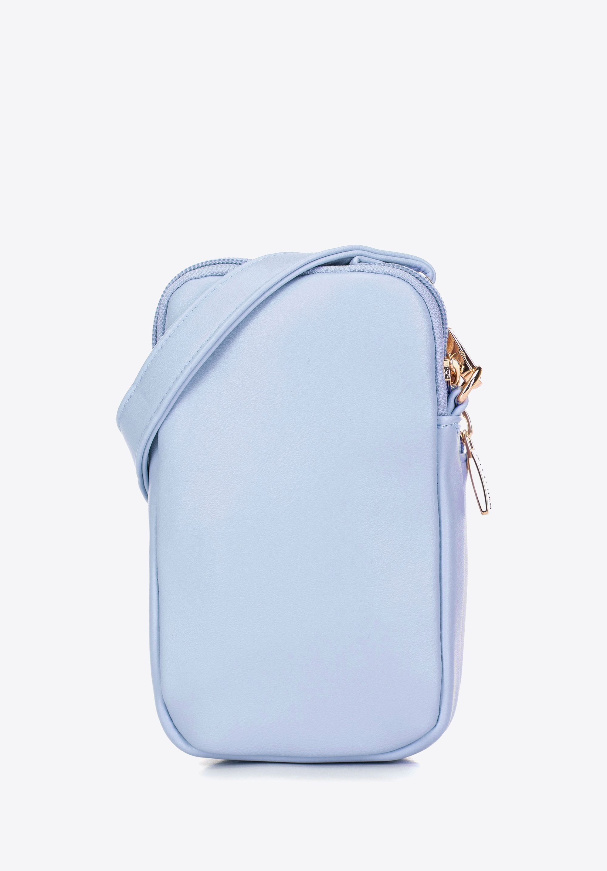 Mini-Umhängetasche aus Kunstleder für Damen, blau, 100-2Y-236-N, Bild 1