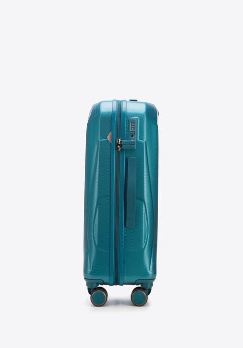 Mittelgroßer Koffer, blau, 56-3P-122-91, Bild 2