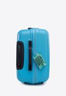Mittelgroßer Koffer mit Gepäckanhänger, blau, 56-3A-312-89Z, Bild 4
