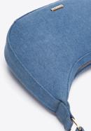 Baguette-Tasche aus Denim, blau, 97-4Y-215-7, Bild 3