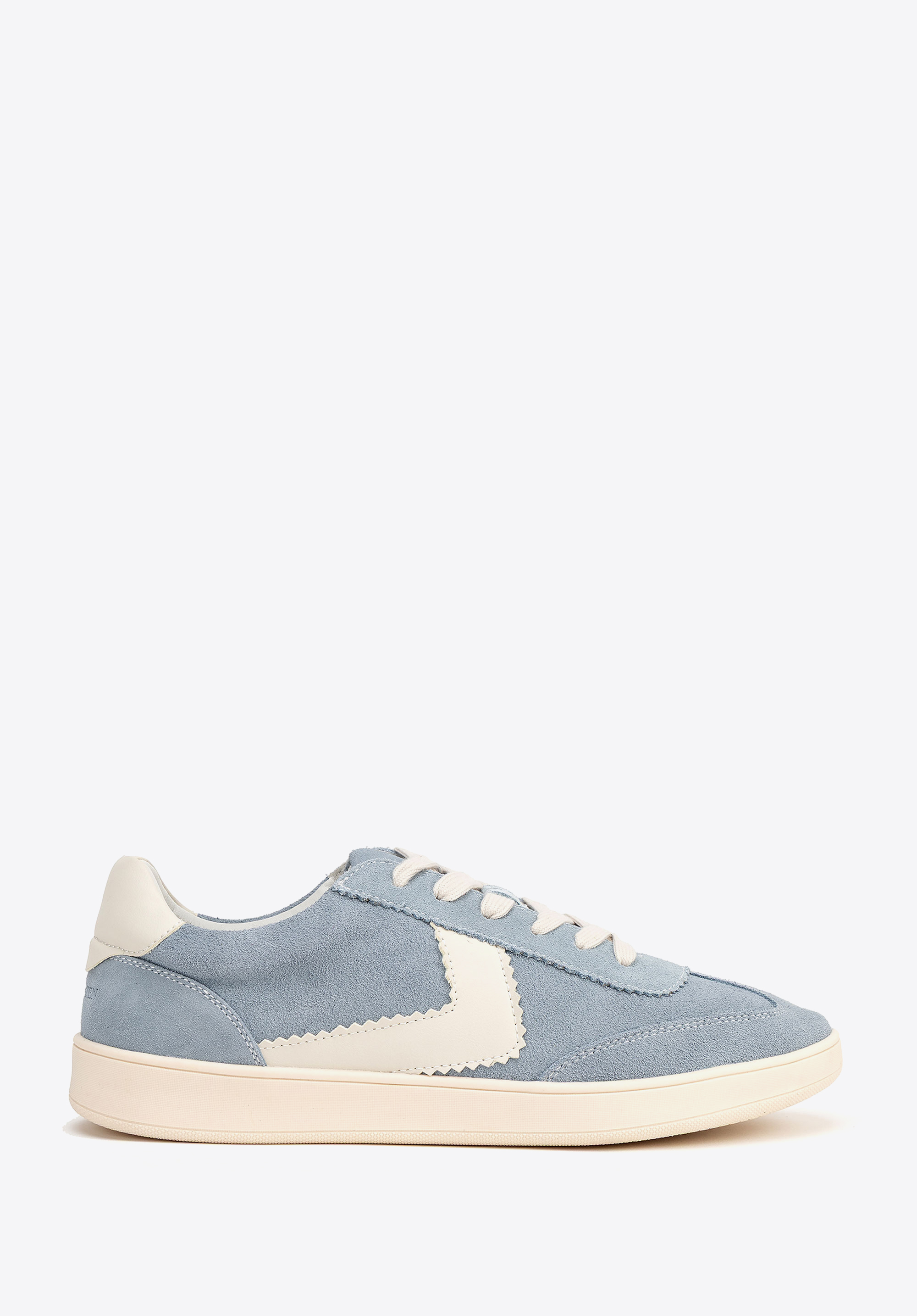 Wildleder-Sneaker mit Kunstledereinsätzen, blau, 100-D-350-7-41, Bild 1