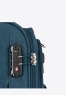Großer Koffer mit buntem Reißverschluss, blaugrün, 56-3S-503-12, Bild 8