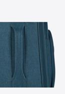 Mittlerer Koffer mit buntem Reißverschluss, blaugrün, 56-3S-502-91, Bild 7