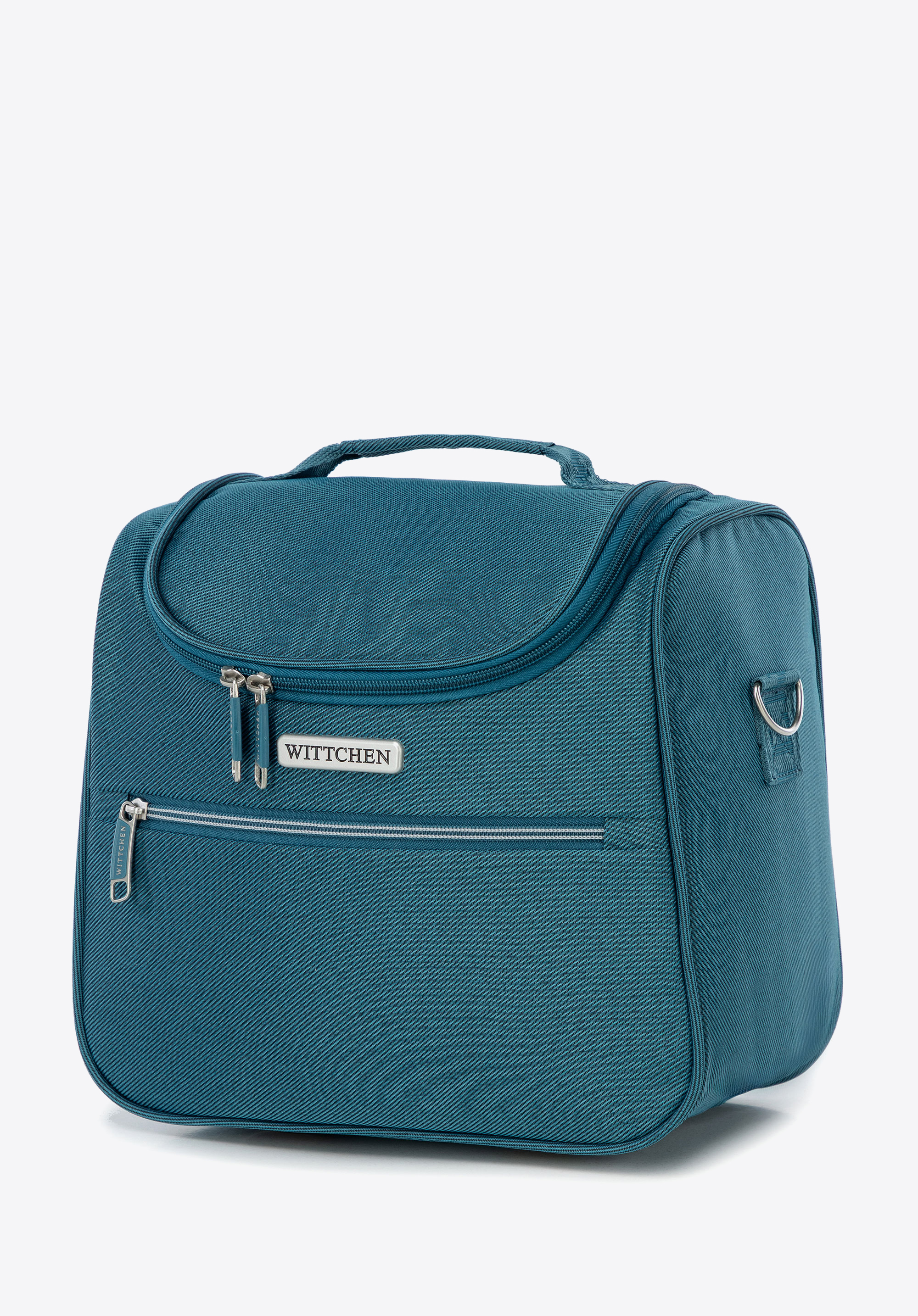 Weiche Reisekosmetiktasche aus Polyester, blaugrün, 56-3S-174-95, Bild 1