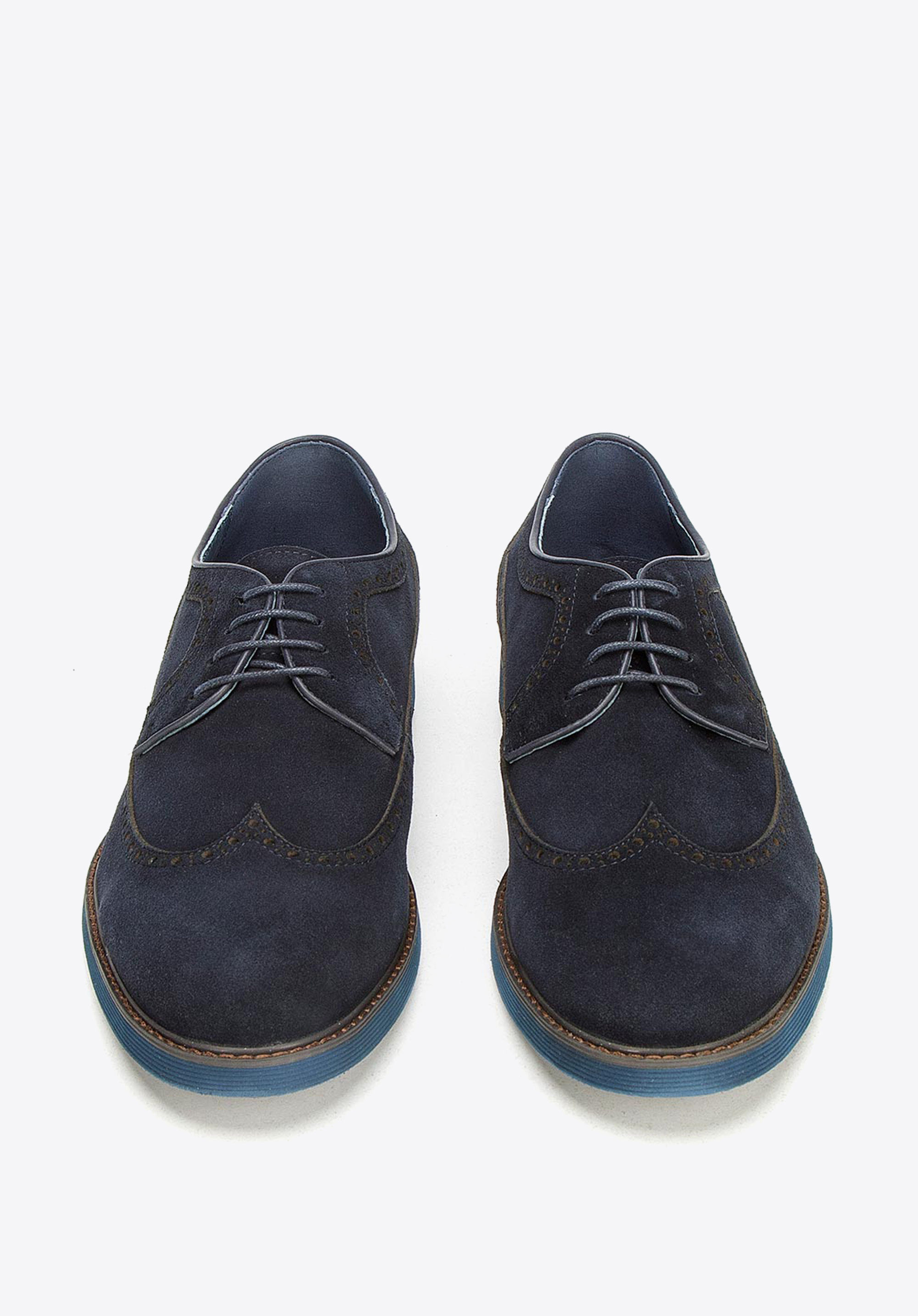 Brogues drepte de piele intoarsa pentru barbati