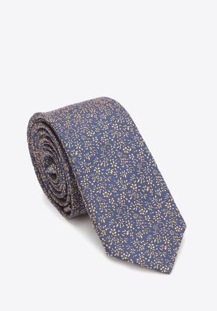 Cravată, bleumarin - galben, 87-7K-002-X3, Fotografie 1