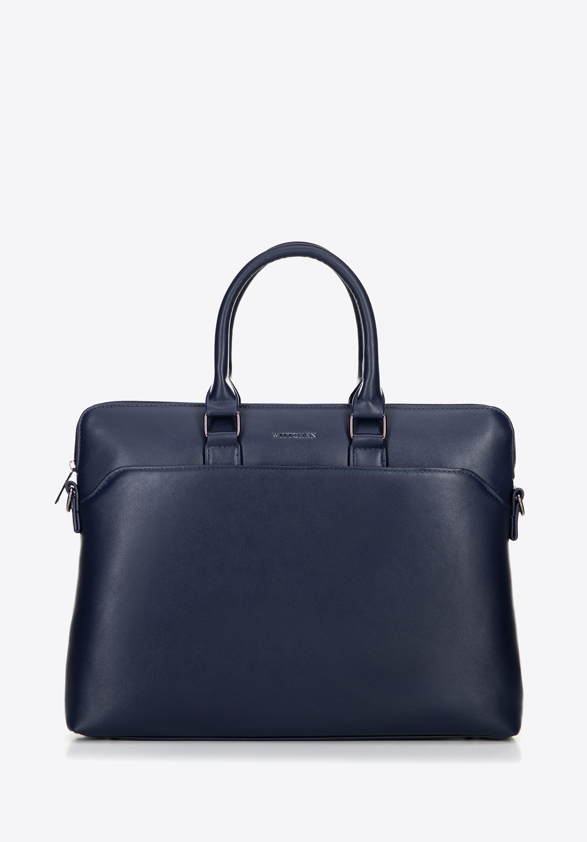 Geantă pentru laptop de 16 '''' din piele artificială, bleumarin, 100-3P-906-7, Fotografie 1