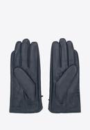 Mănuși de damă din piele perforată, bleumarin, 45-6-519-GC-M, Fotografie 2
