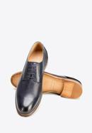 Pantofi de costum simpli din piele, bleumarin, 92-M-506-7-39, Fotografie 6