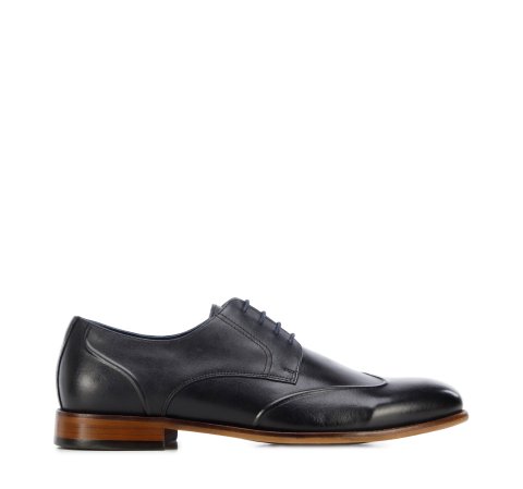 Pantofi formali de piele pentru bărbați, bleumarin, 96-M-520-1-43, Fotografie 1