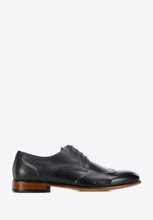 Pantofi formali de piele pentru bărbați, bleumarin, 96-M-520-N-39, Fotografie 1