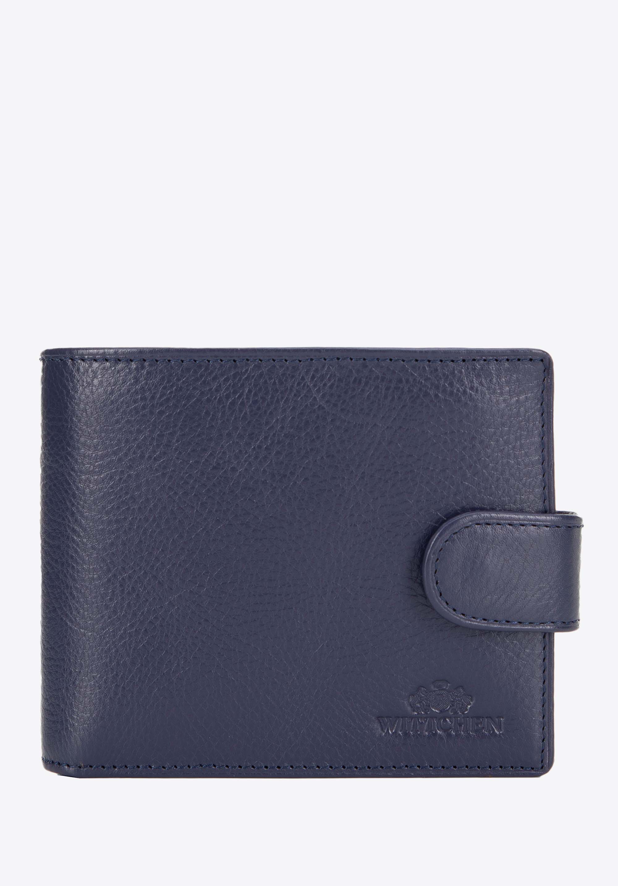 Portofel bărbătesc  din piele cu RFID, bleumarin, 21-1-120-NL, Fotografie 1