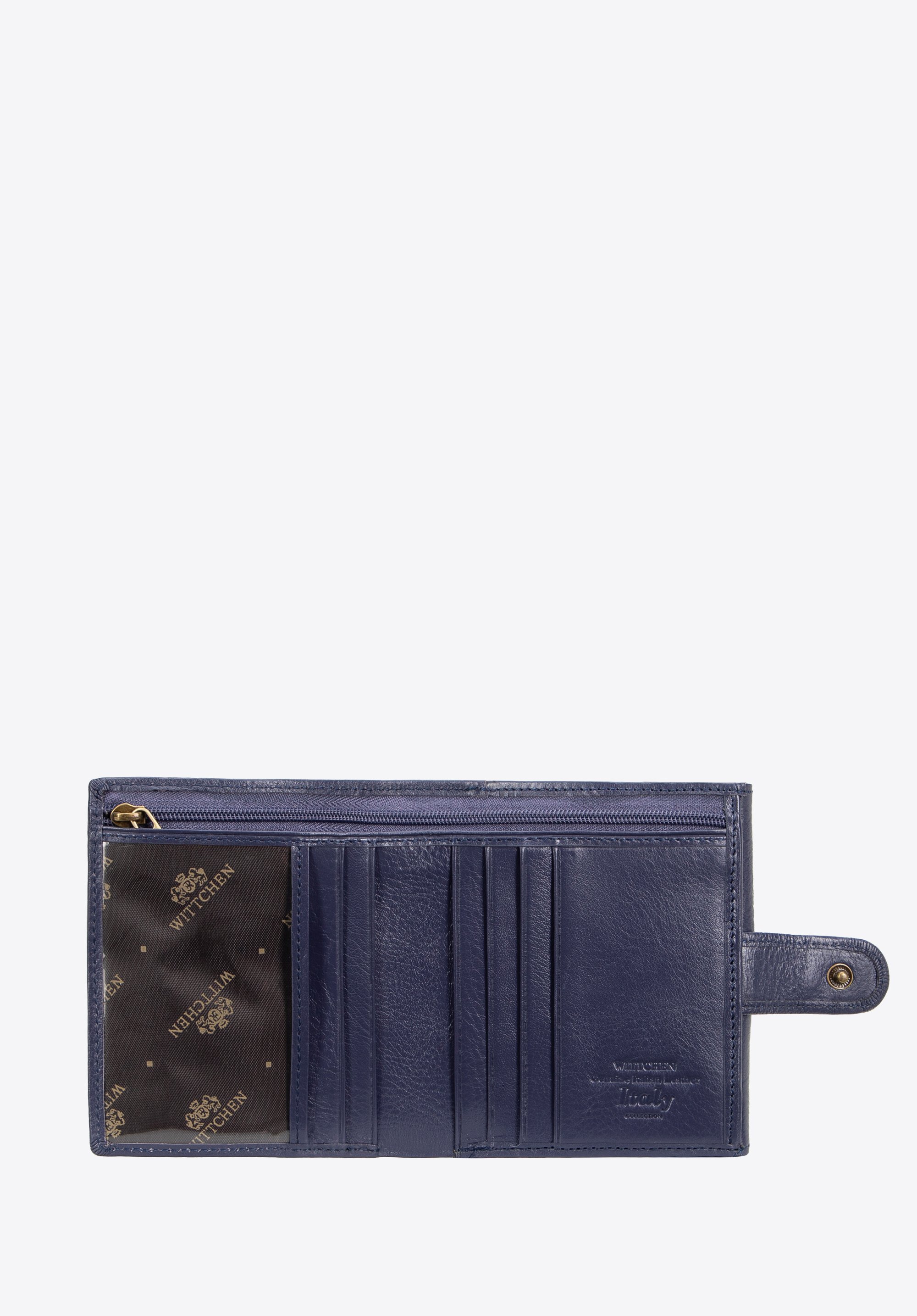 Portofel din piele pentru bărbați, bleumarin, 21-1-010-NL, Fotografie 1