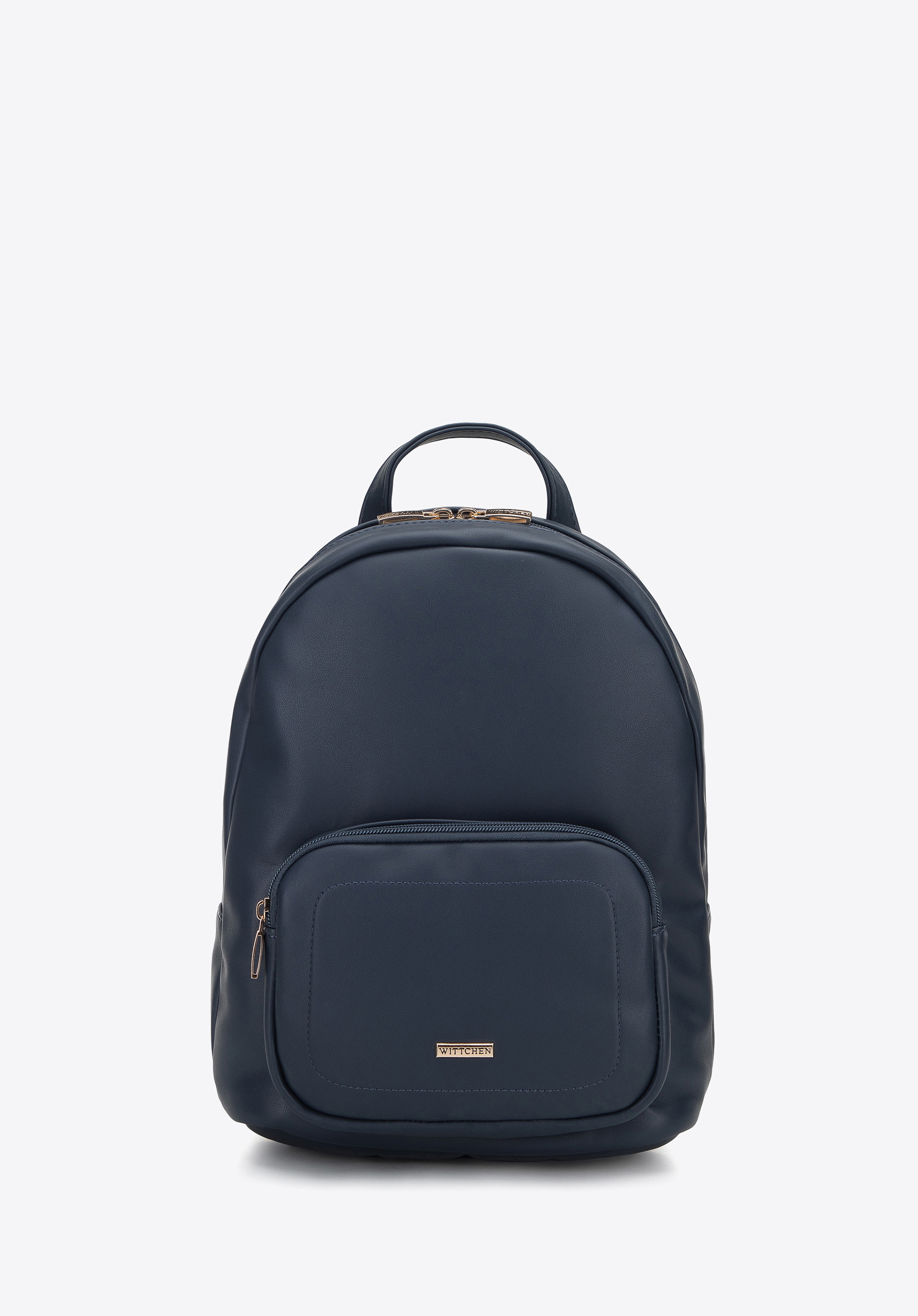 Rucsac de damă cu buzunar tăiat, bleumarin, 95-4Y-518-7, Fotografie 1
