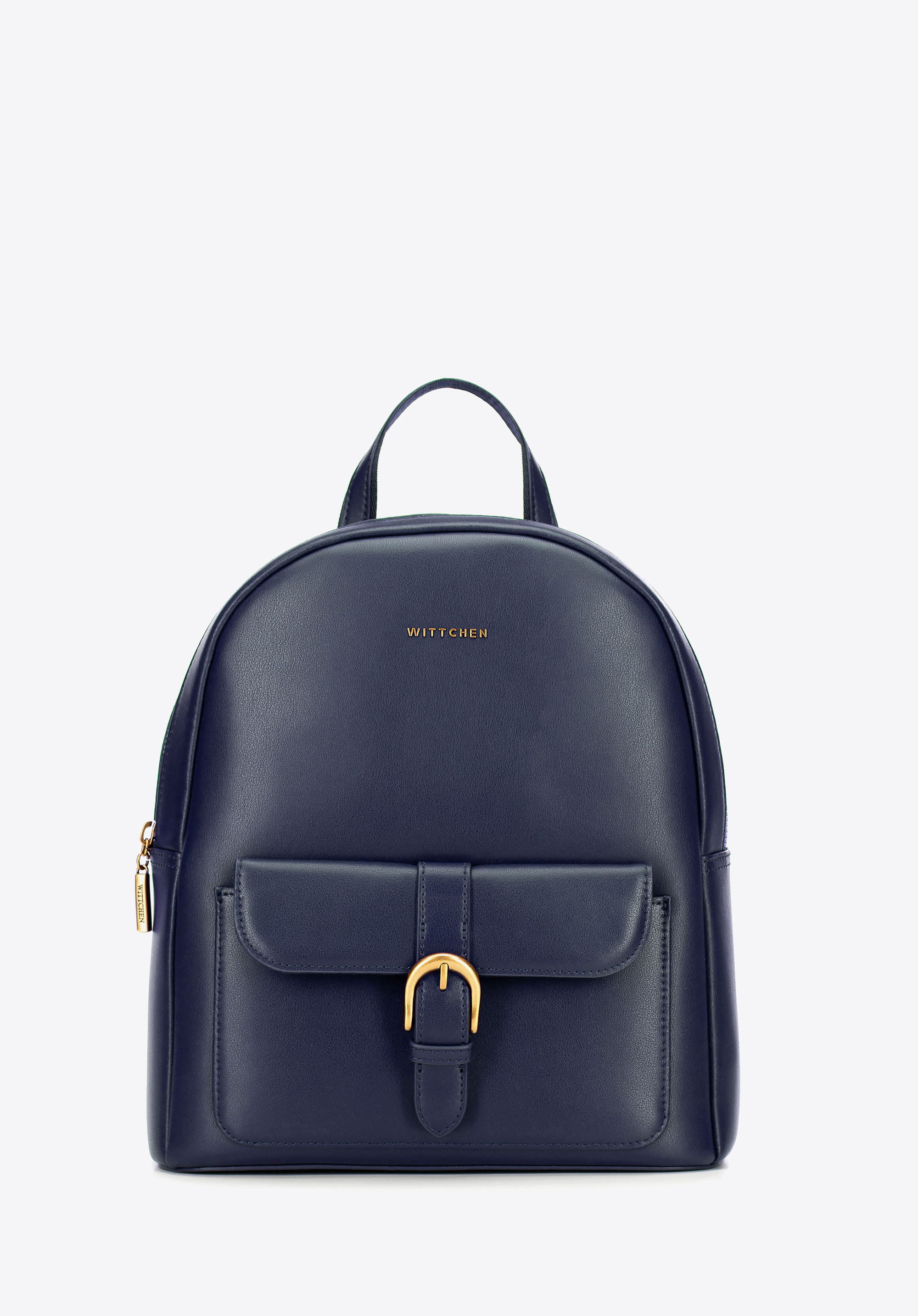 Rucsac din piele pentru femei, bleumarin, 101-4E-602-7, Fotografie 1