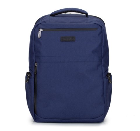 Rucsac pentru laptop de 15,6” pentru bărbați, cu buzunar lateral, bleumarin, 92-3P-100-17, Fotografie 1