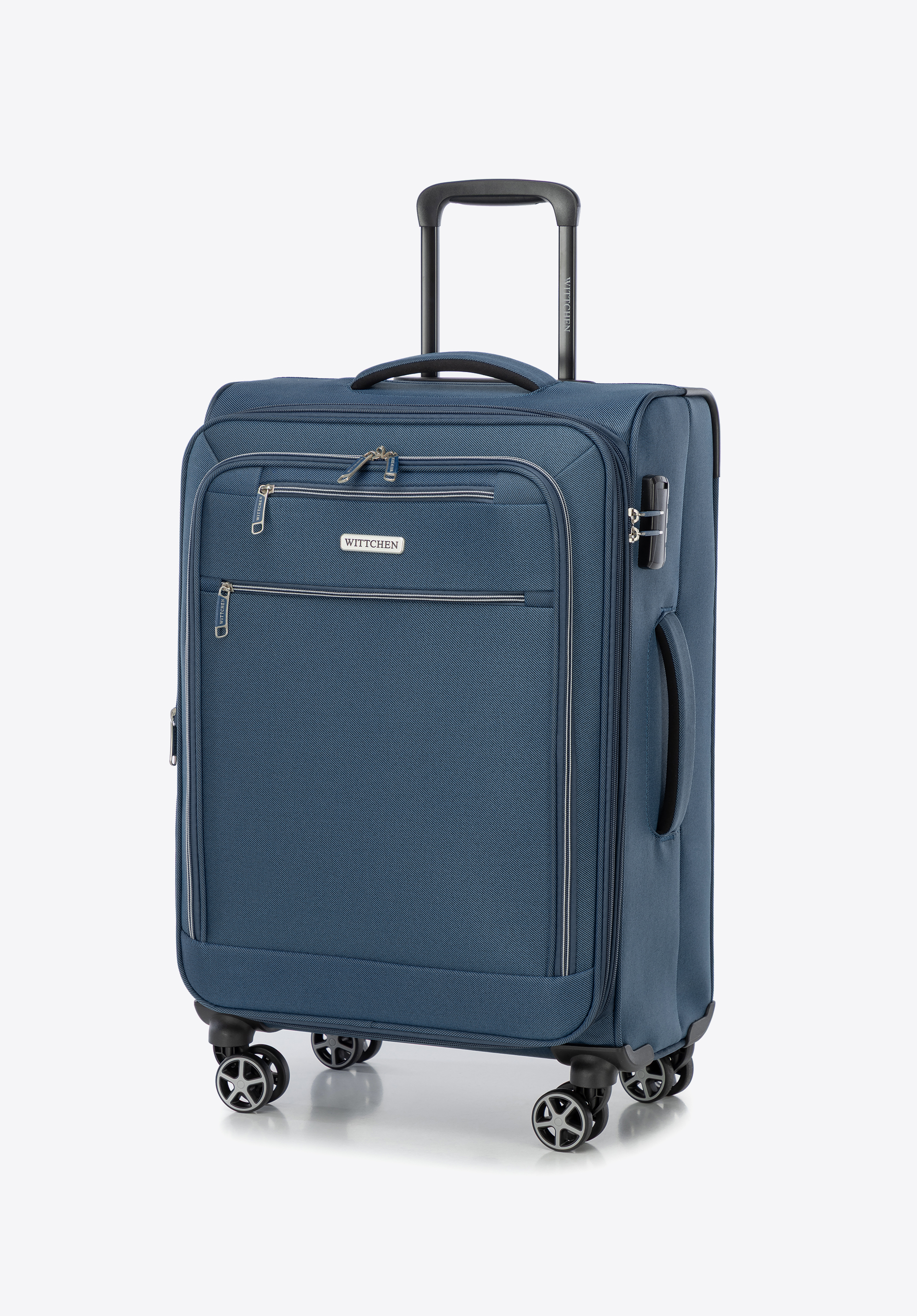 Set de bagaje Softside din poliester, bleumarin, 56-3S-17S-90, Fotografie 1