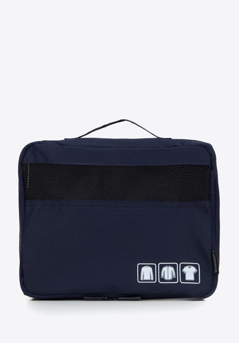 Set organizator valiză cu inserție din plasă, bleumarin, 56-3-200-10, Fotografie 3
