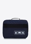 Set organizator valiză cu inserție din plasă, bleumarin, 56-3-200-10, Fotografie 4