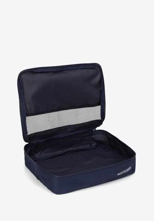 Set organizator valiză cu inserție din plasă, bleumarin, 56-3-200-55, Fotografie 5