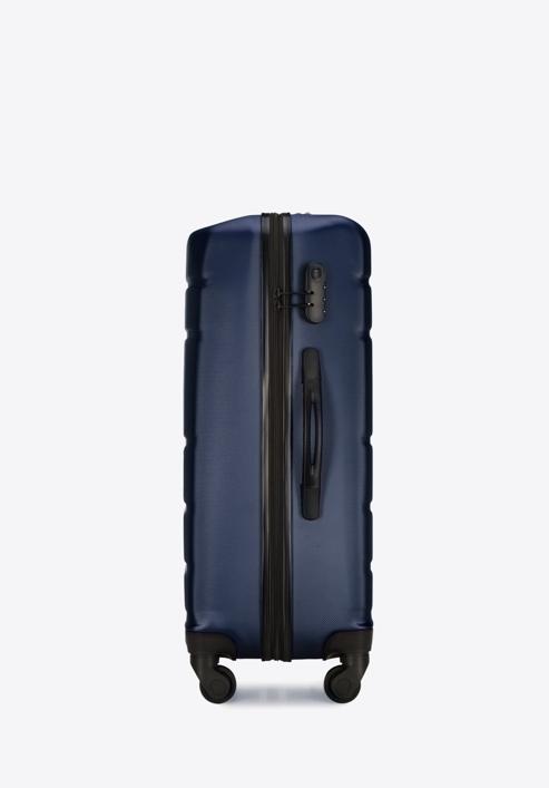 Set valize ABS canelate, bleumarin, 56-3A-65S-01, Fotografie 3