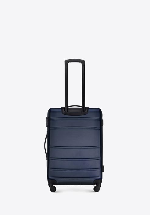 Set valize ABS canelate, bleumarin, 56-3A-65S-90, Fotografie 4