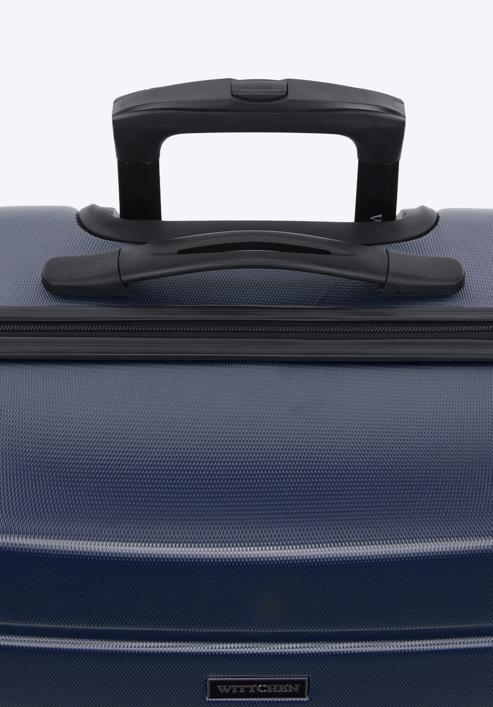 Set valize ABS canelate, bleumarin, 56-3A-65S-90, Fotografie 8
