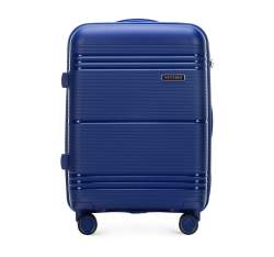 Valiză pentru cabină din polipropilenă într-o singură culoare, bleumarin, 56-3T-141-90, Fotografie 1