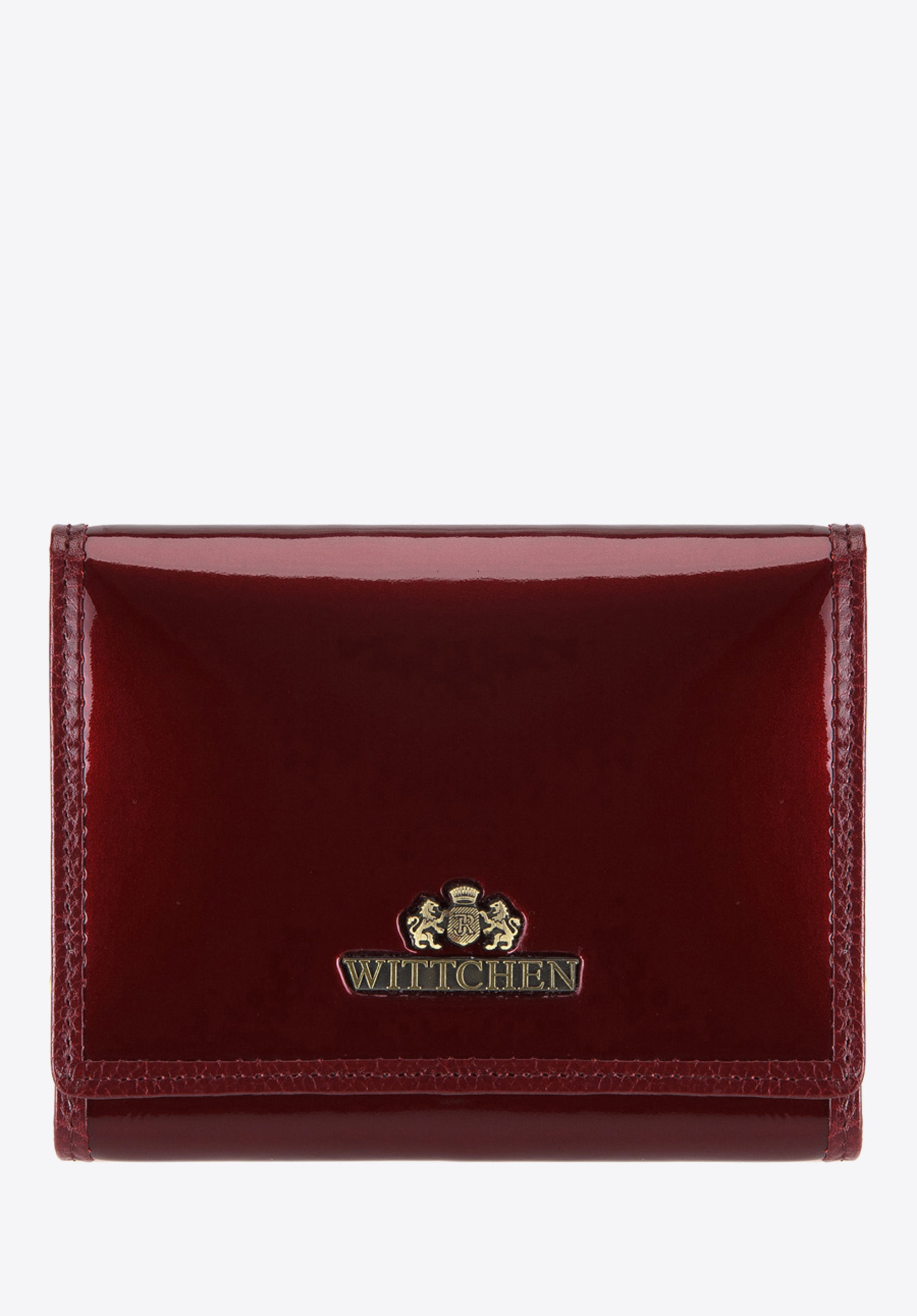 Dámska peňaženka z lakovanej kože stredná, bordová, 25-1-070-9, Obrázok 1