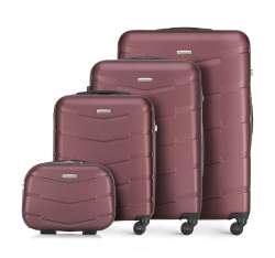Комплект чемоданов, бордовый, 56-3A-40K-31, Фотография 1