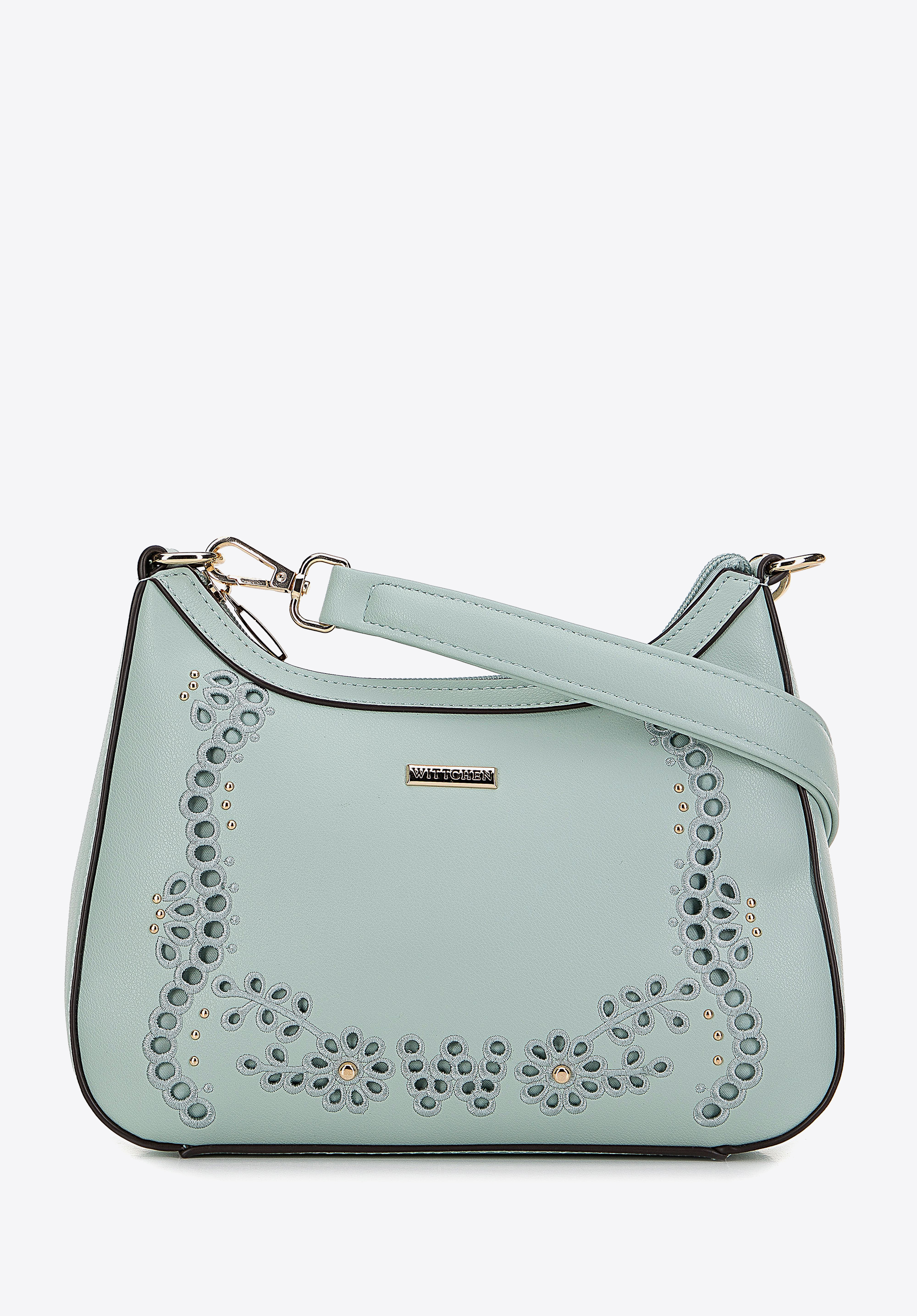 Műbőr hobo táska, borsmenta, 98-4Y-503-Z, Fénykép 1