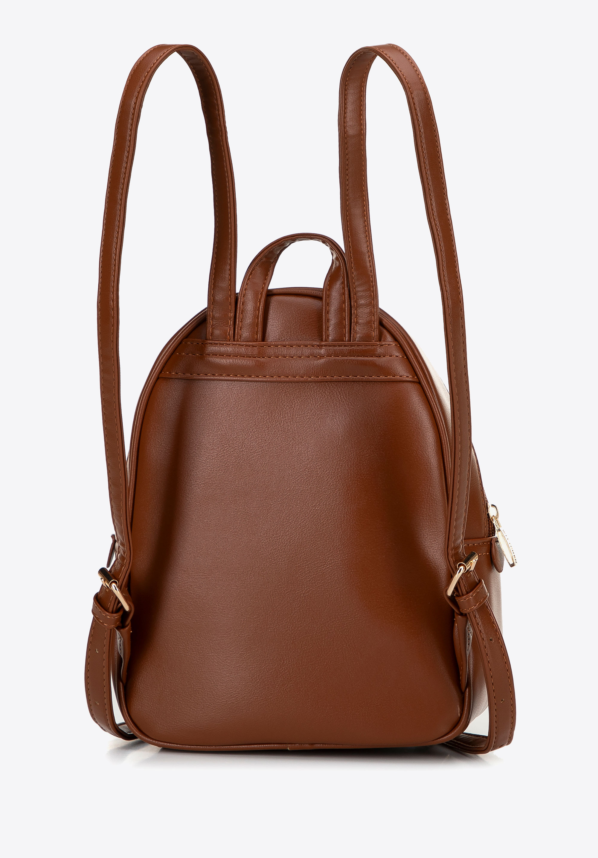 Beiger Karierter Rucksack Mit Kordelzug – Leichter Damenrucksack Im Boho-Stil, Für Fitness, Reisen & Alltag