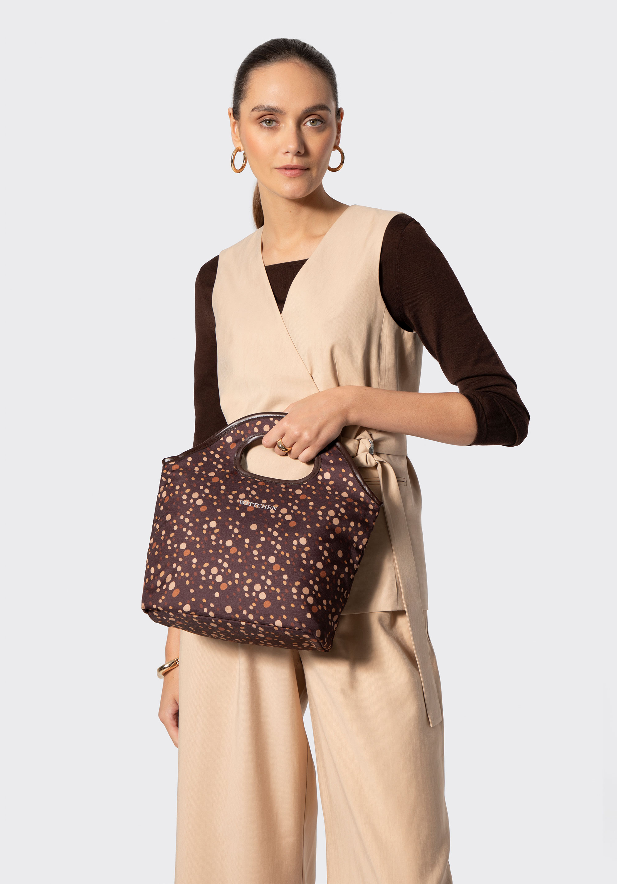 LUNCHBOXTASCHE, braun-beige, 56-3-019-44, Bild 1